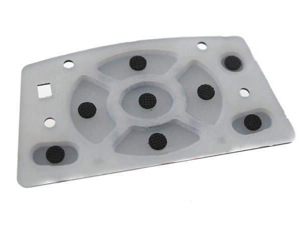 Clavier en caoutchouc conducteur - vue arrière Conductive Rubber Keypad - Back View