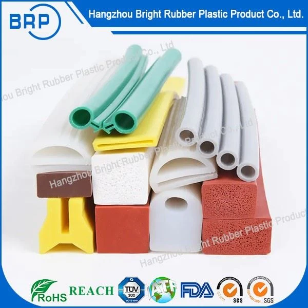 Extruded Rubber Seal Heat Resistant Silicone Customized Different Shape Sponge Cord/silicone Foam Sealing Tube
