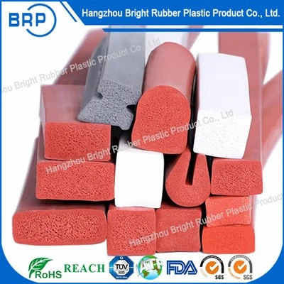 Profils creux d'éponge en caoutchouc d'extrusions imperméables EPDM/NBR/silicone Extrusions imperméables insonorisées molles Profils creux d'éponge en caoutchouc
