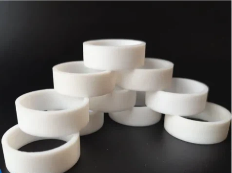 Tube PTFE blanc pour feuille de manche PTFE pour la batterie de la bague Électrode électrique Produits