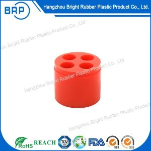 Pièce de joint en caoutchouc de silicone rouge moulé