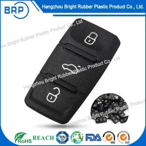 Bouton en caoutchouc de silicone personnalisé pour clé de voiture