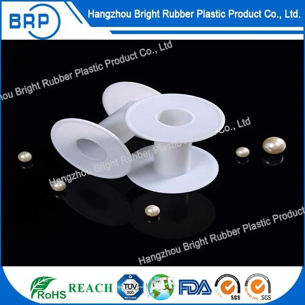 China Custom White Plastic Spool For Cords Ropes Wires Thread