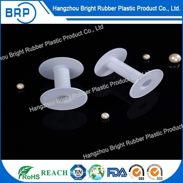 Custom White Plastic Spool For Cords Ropes Wires Thread Supplier