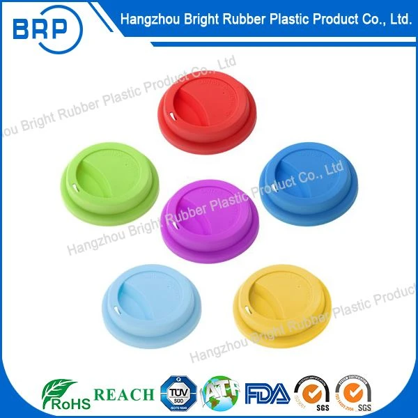 Colorful FDA Silicone Rubber Caps For Coffee