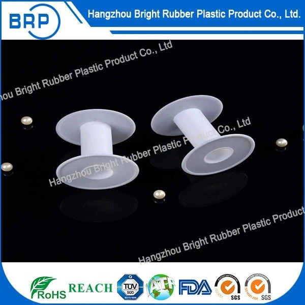 Custom White Plastic Spool For Cords, Ropes, Wires, Thread